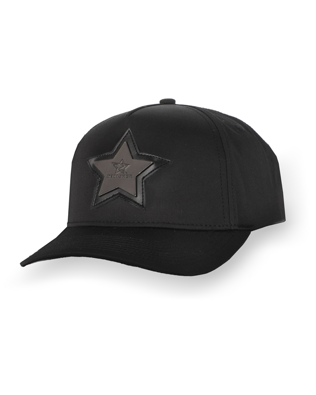 D3ZIGNER Signature Metal Logo Cap in Gunmetal