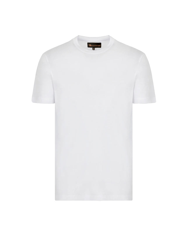 D3ZIGNER Men's Supima Cotton Crew Neck T-Shirt